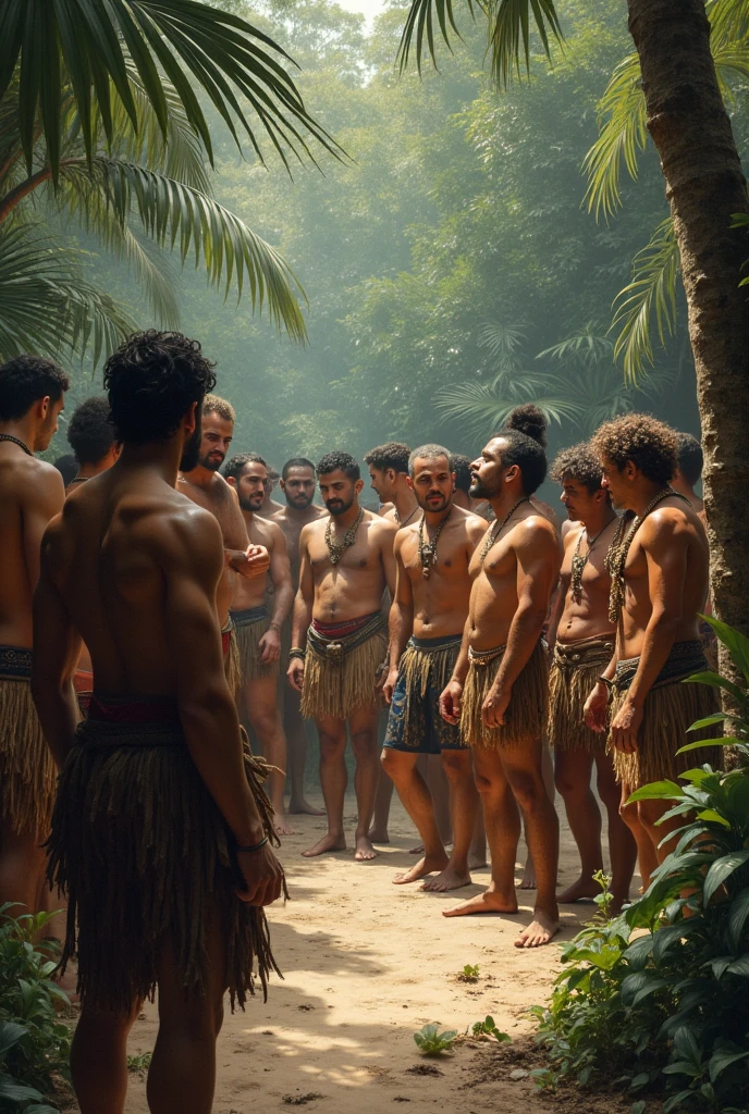Europeans, as they explored new territories, were surprised by local customs, especially related to nudity and sexuality. For them, these people had not received divine Grace, what made them "Wild". Even within Europe, there were significant variations in the understanding of modesty among different social groups. Make the image related to the text