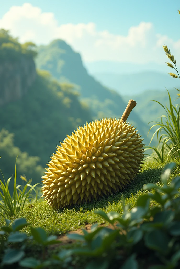 a durian in the hill