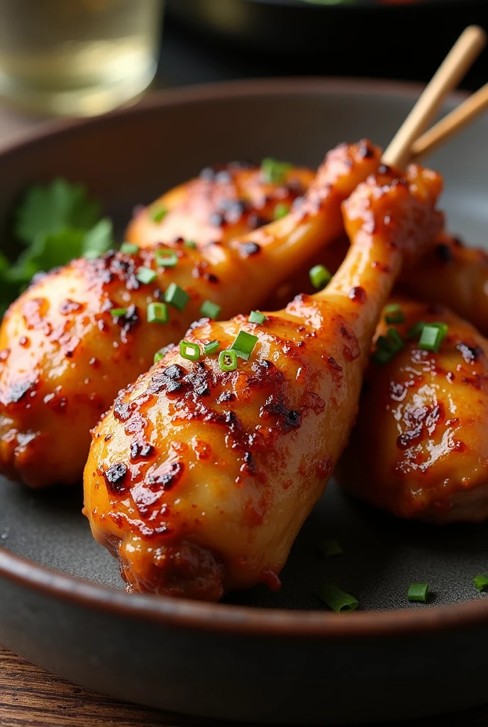 Large chicken thigh yakitori