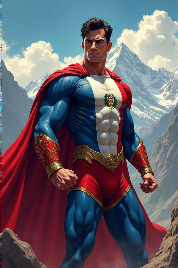 Captain Peru posing