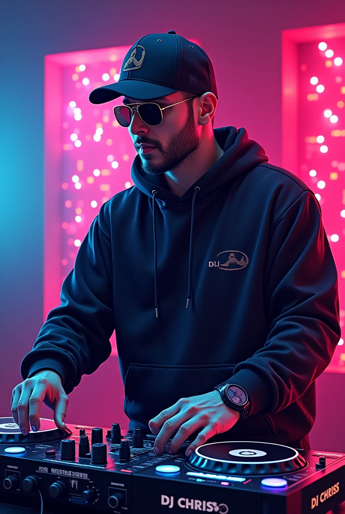 Crea un logo con DJ Chris