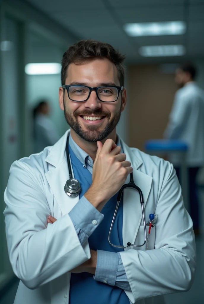 GAy doctor touching his dick