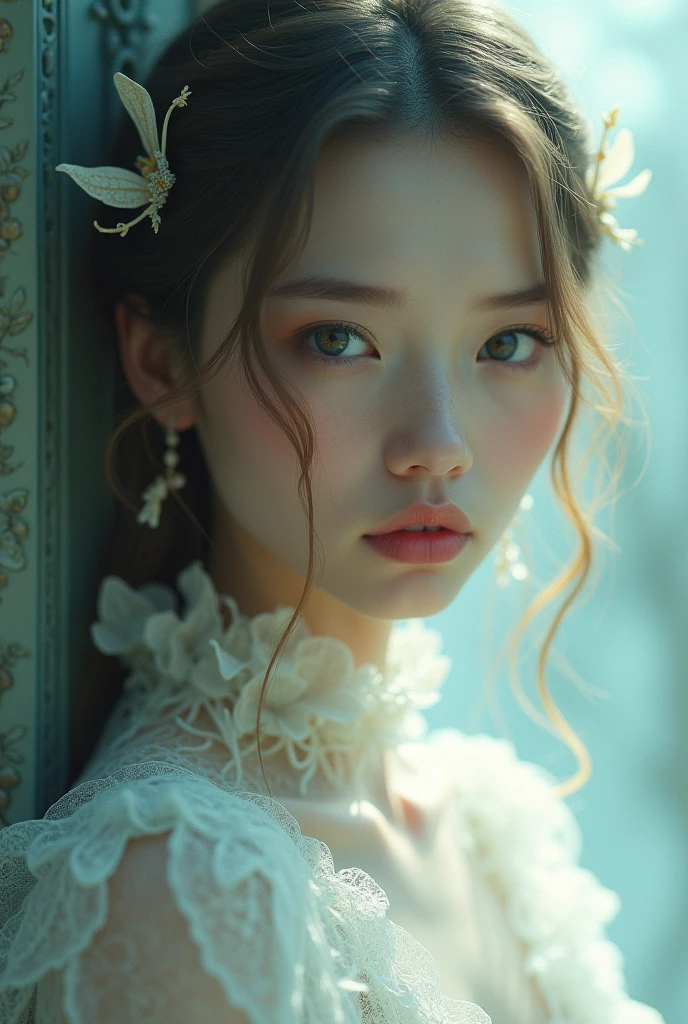 Beautiful woman of 4 four