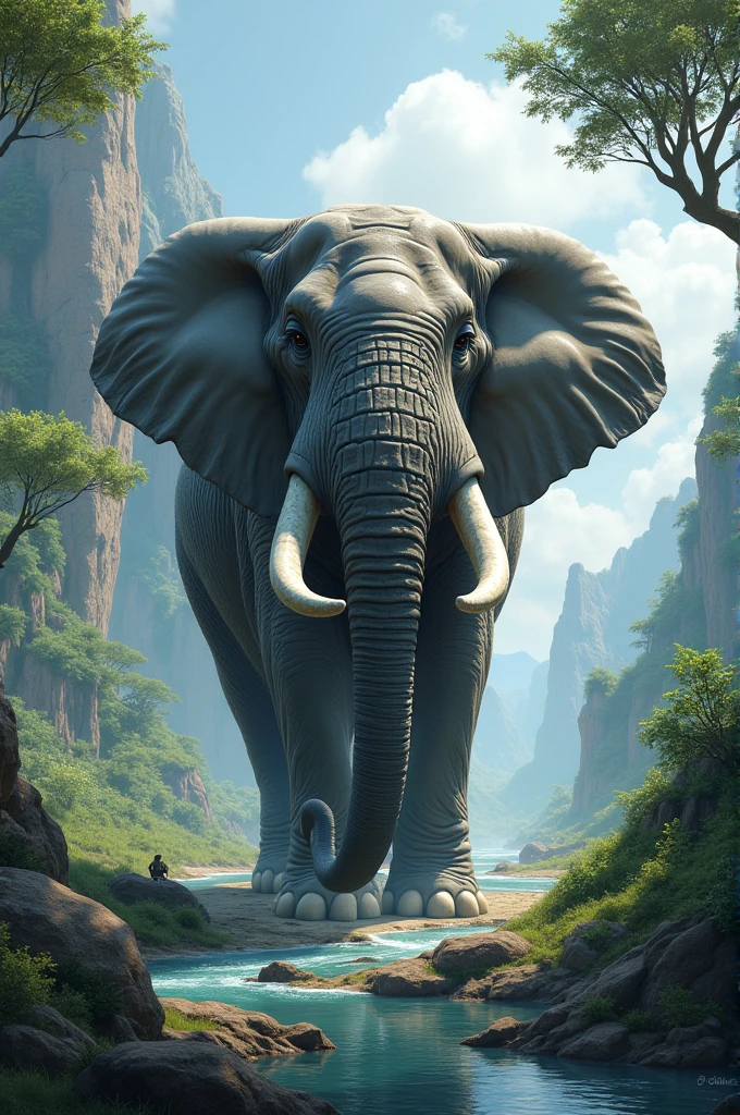 Create an elephant