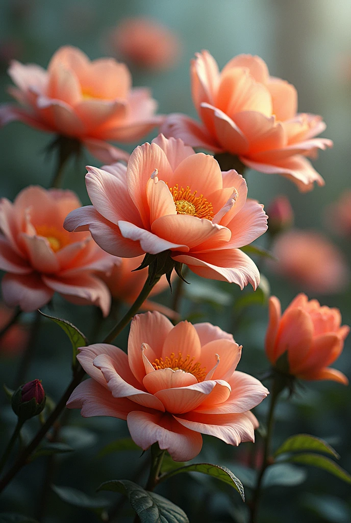 realistic flowers 