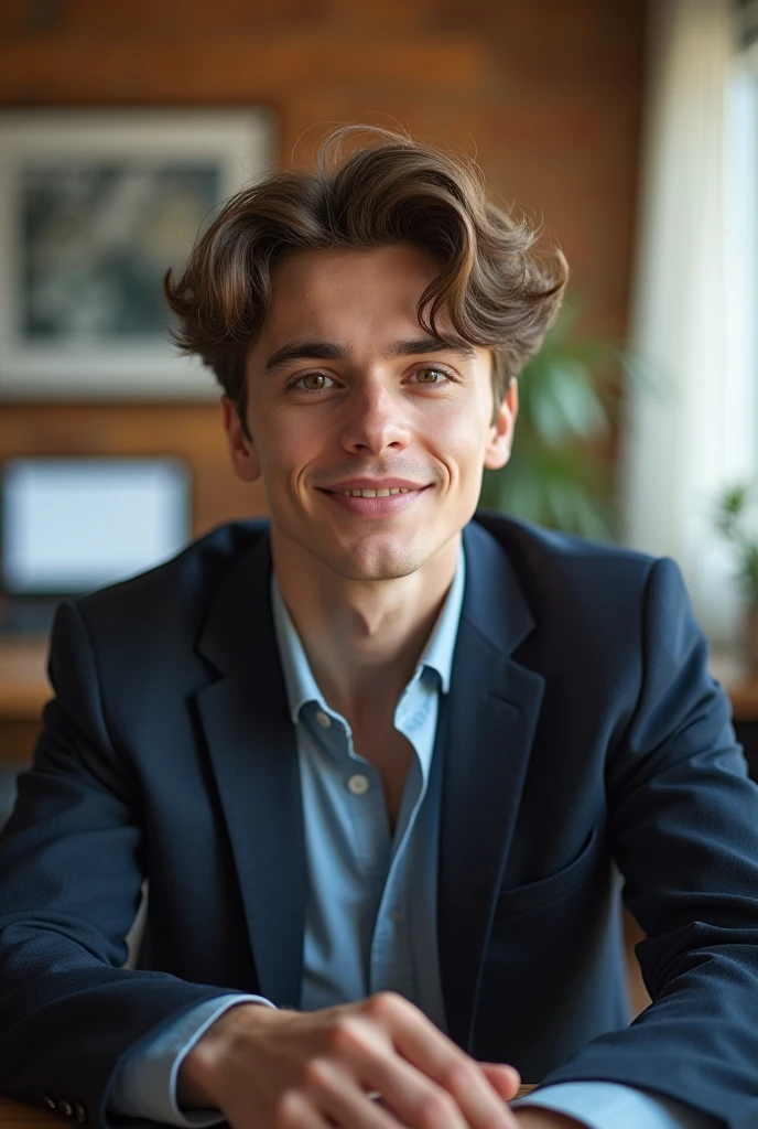 22-YEAR-OLD MAN FROM THE 90'S IN A JOB INTERVIEW