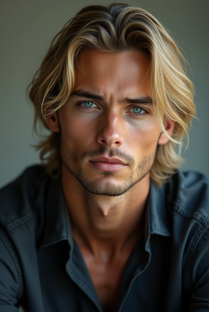 man with blond hair