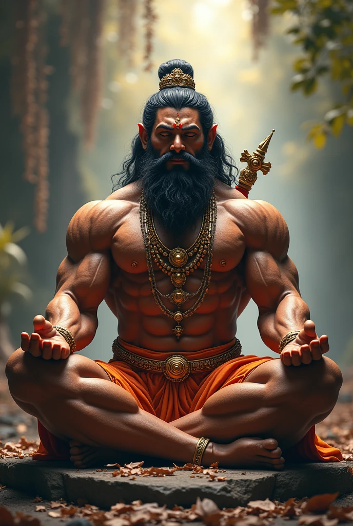 Bagavan big bodybuilder hanuman ji maditation