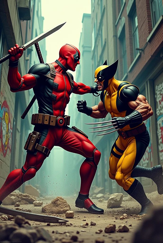 Deadpool versus Wolverine