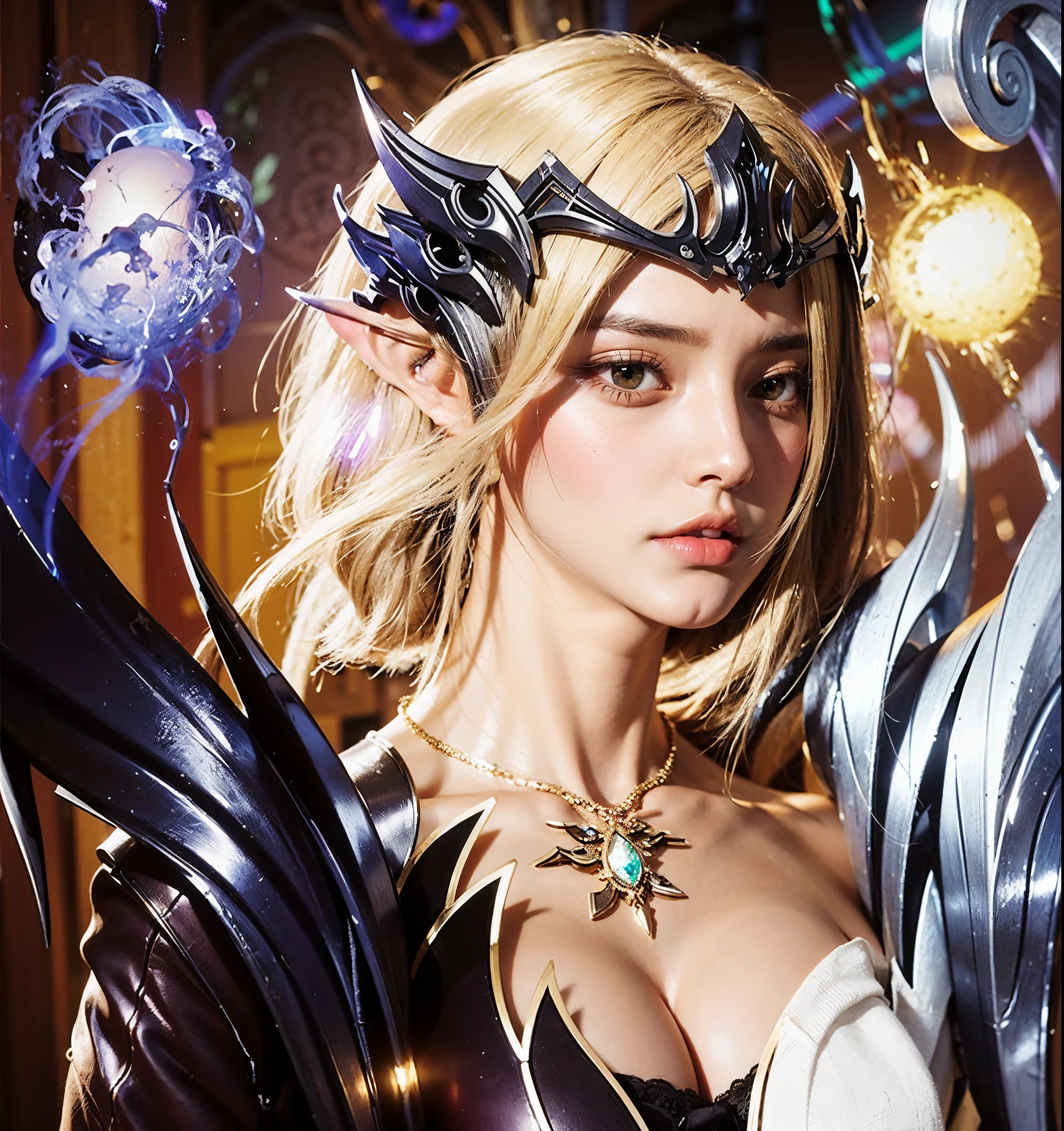 a close up of a girl , detailed strands of hair , big booobs ,  shadowbringers cinematic, 4 k detail fantasy, a beautiful fantasy empress, game cg, xianxia fantasy, xianxia hero, 2. 5 d cgi anime fantasy artwork, cinematic goddess close shot, ruan jia and artgerm, wow 4 k detail fantasy, hyper-detailed fantasy character, high definition, hyper- detailed,perfect, fantastic, detailed facial and body skin texture, detailed vagina (pussy), detailed eyes . ultra realistic, ultra detailed 