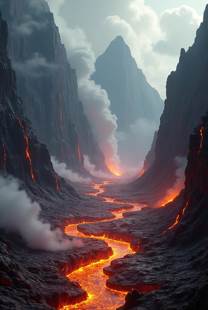 Volcanic location