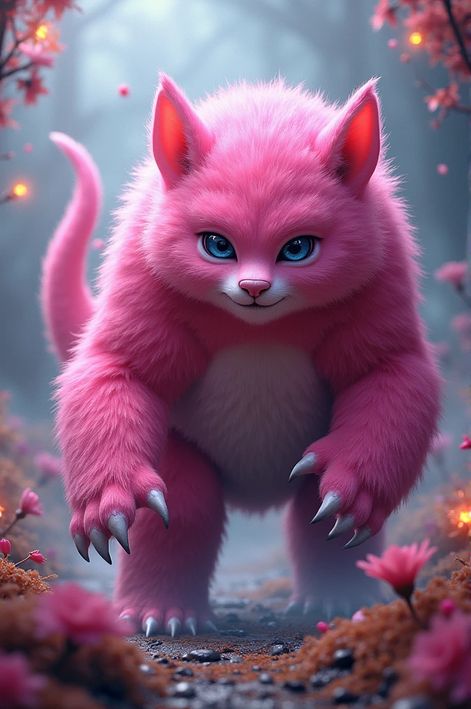 Monster fur pink