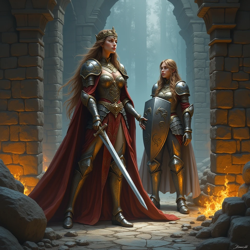 The Lady Lord and the Female Knight、Dungeons＆Dragons