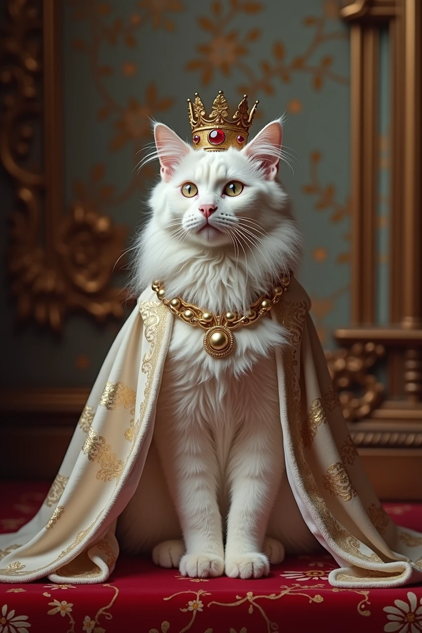 Europe、The prosperous royal city、The corrupt aristocracy、Blood、The ladder of rights、hymn，A white cat is crowned queen