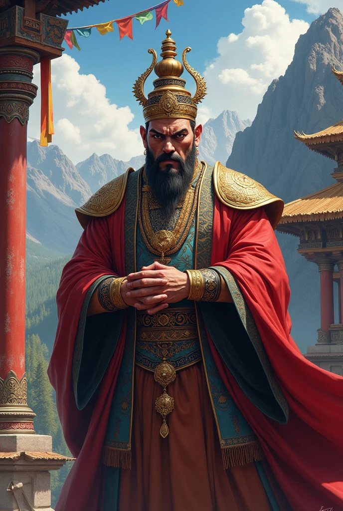 Bhutanese king getting angry