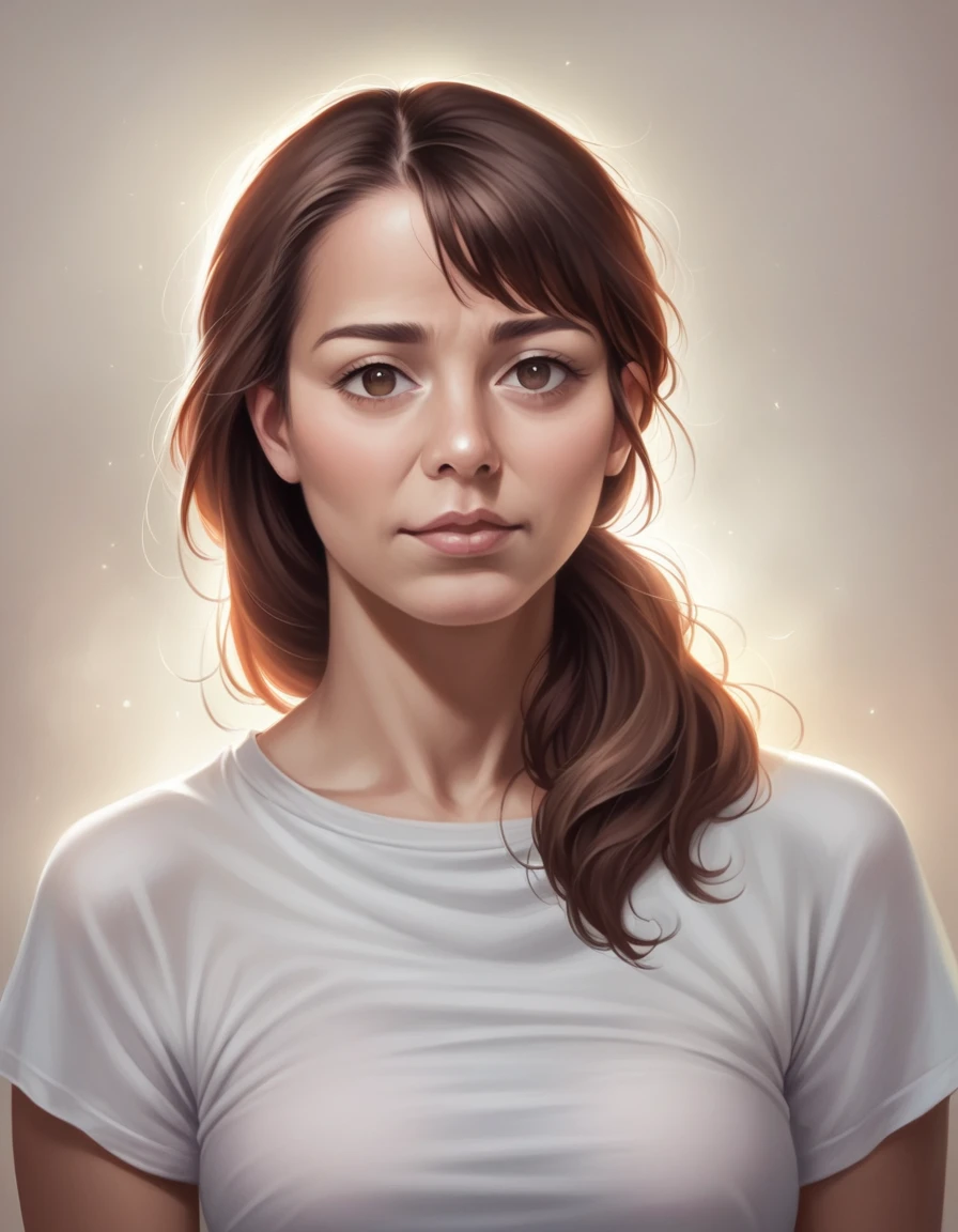 (最high quality,4K,8k,High resolution,masterpiece:1.2),Very detailed,(Ultra-realistic, Realistic,Photorealistic:1.37), RAW Photos, Close-up portrait of a 20-year-old.One beautiful girl, The most beautiful, alone, Realistic, shirt, Brown Hair, (Skin with attention to detail:1.2), 8kウルトラHD, Digital SLR, Soft lighting, high quality, Film Grain, Fujifilm XT3, Very detailed背景