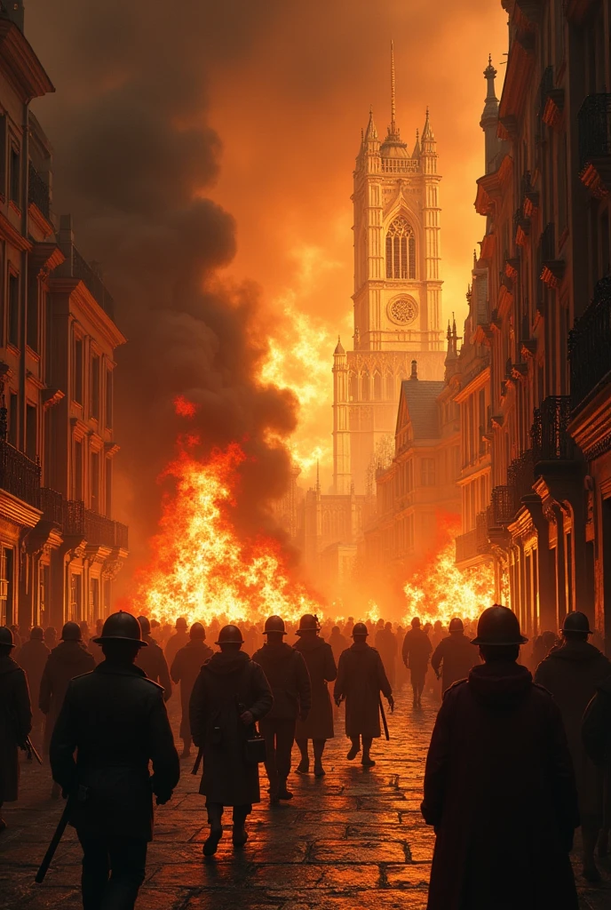 In 1666, London was devastated by a massive fire that started in a small bakery on Pudding Lane.