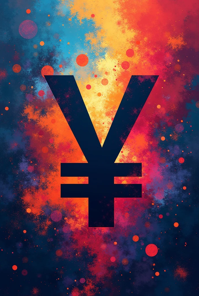Korean won currency sign symbol pictured background random
