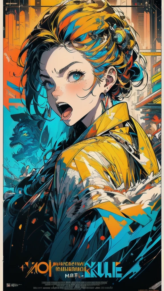 (((masterpiece, highest quality))),(((solo:1.2))),(((1girl:1.2))),32k wallpaper, very detailed, poster, vintage science fiction,(((((geometric cinematic movie poster))))), (bauhaus), shape,(((abstract))),(mid century modern),movie poster,(((((portfolio))))),(((((Close-up))))),(((((bust up))))),((((more various angle)))),(((highlight))),((((heterochromia)))),(((complete. detailed face))),(((Extremely talented))),(((((most complecated machine))))),(((((unlimited mechanic Workaholic))))),(((Absolutely detailed Mighty machines background))),(((Geiger counter))),(((Beautiful vibrant color scheme))),(((((Open your mouth as wide as you can and roar)))))