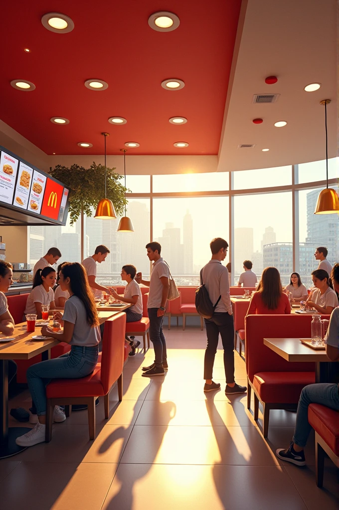 A mcdonal shop