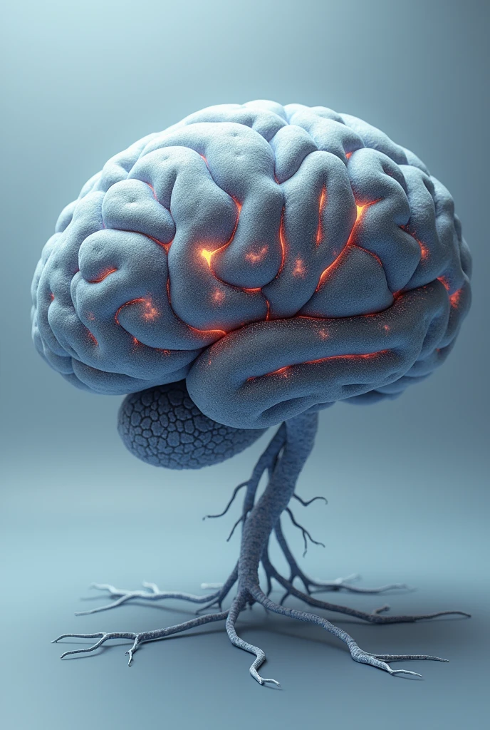 A brain as an example of mental health