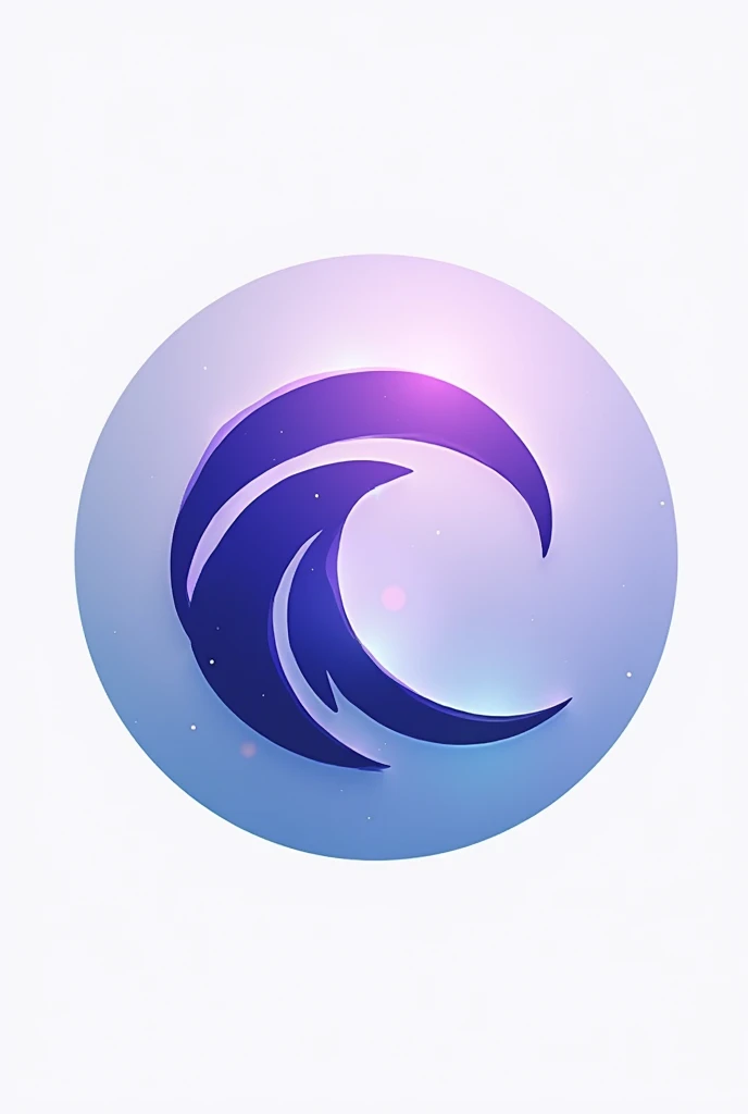 Create a round logo for VioletWave company
