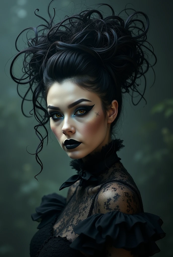 Halloween　woman　Hairstyle