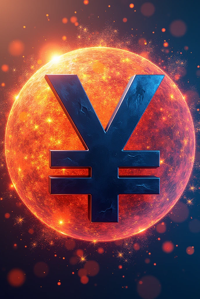 ₩ Korean won currency sign background random