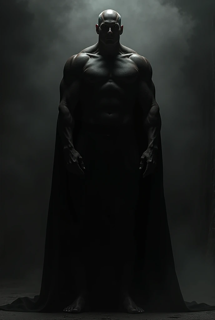 Black tall man, body