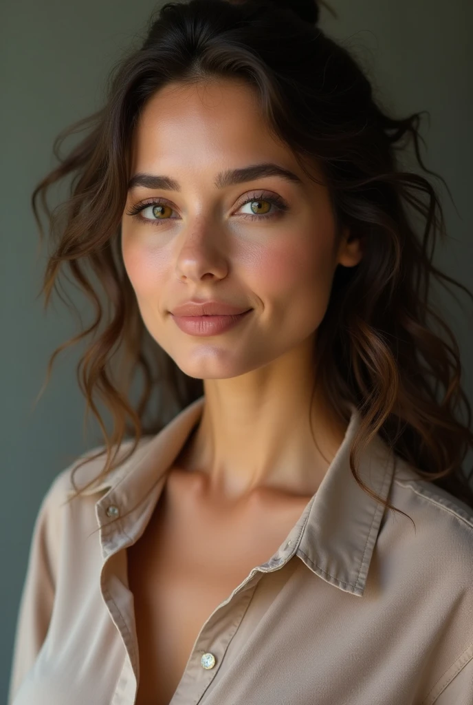 A beautiful woman who looks like she has a degree in mental health studies.