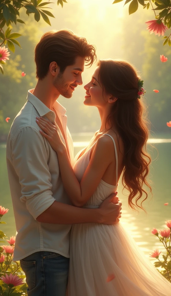Lovely boyfriend and girlfriend