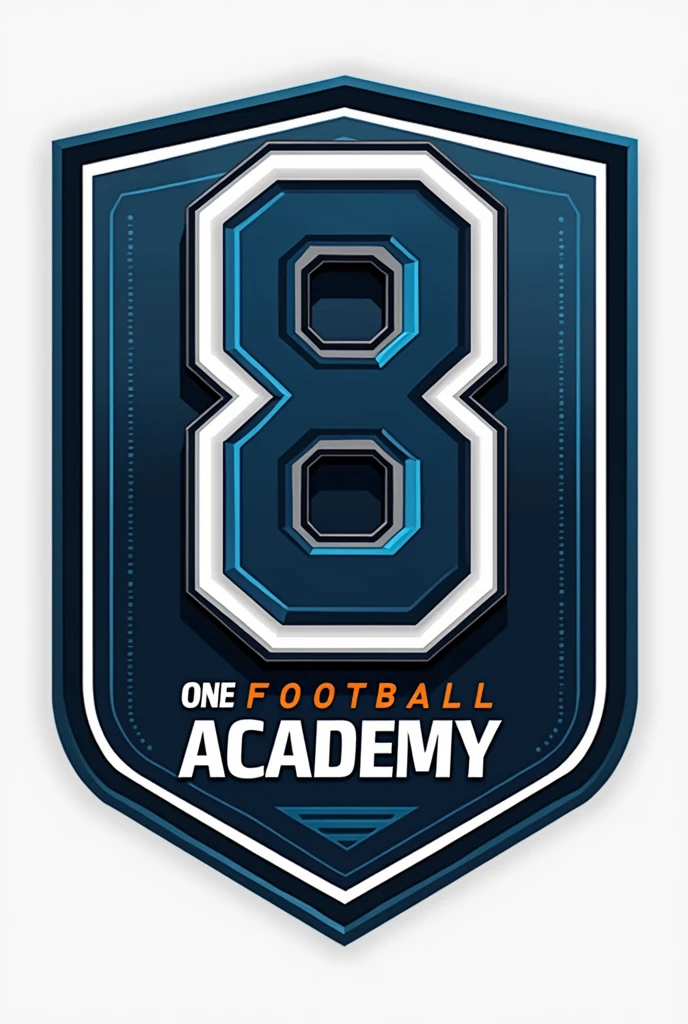 logo for Football Academy with the text 'One 8 Academy'