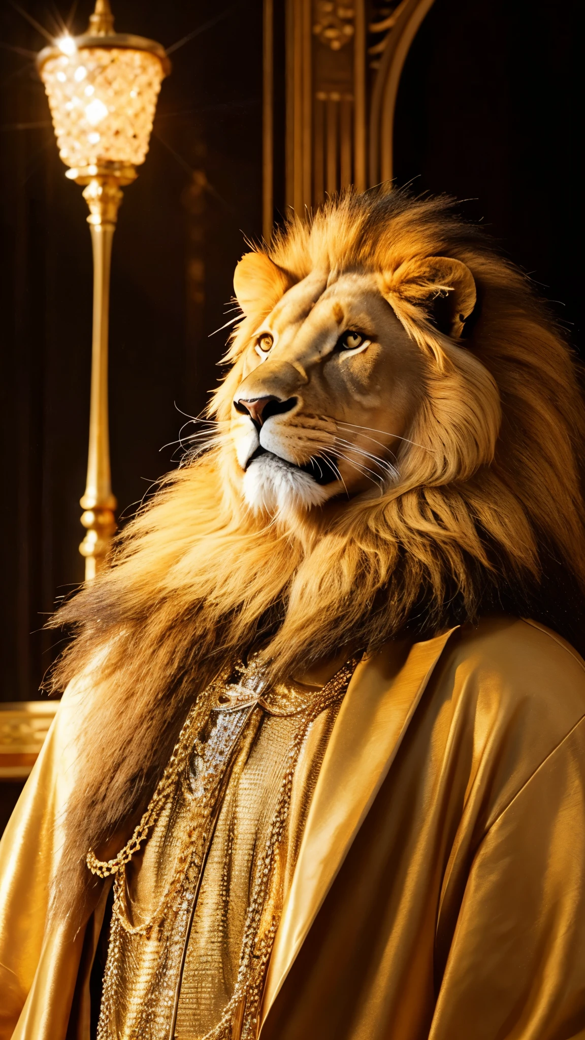 Lion male gold ✨ Elegant