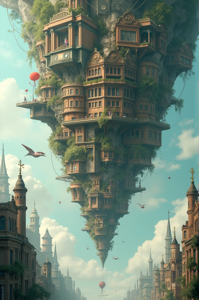 Upside-down city