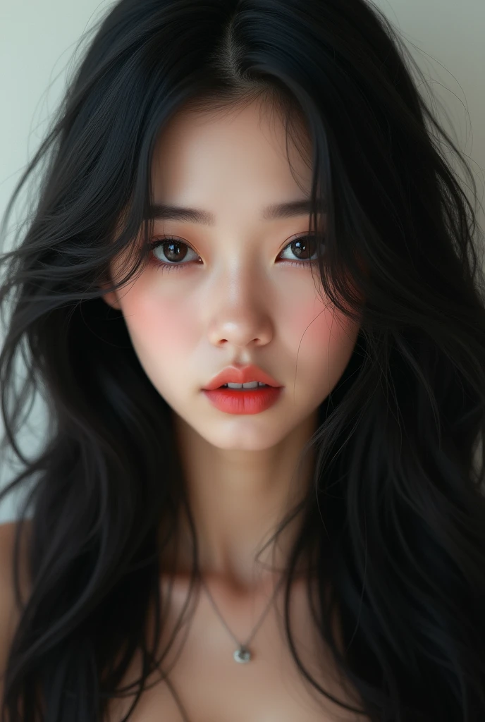 Black Hair Long Hair beautiful girl
