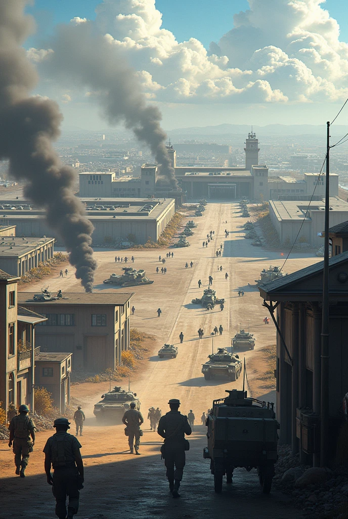 Military base background Dynamic