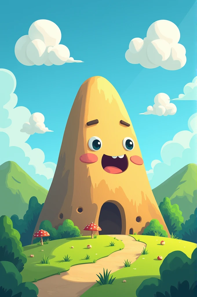 Cartoonized image of Sugarloaf Mountain