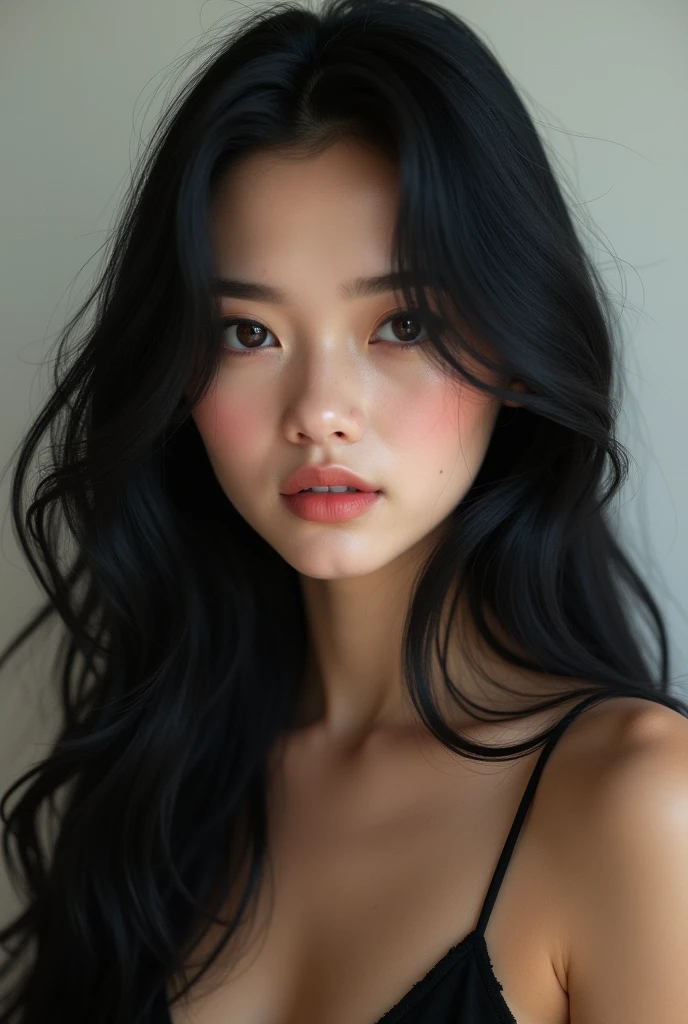 Black Hair Long Hair Real beautiful girl