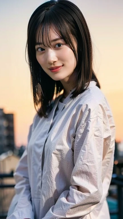 Everything modern:1.66, Cute Japanese Women Photos, smile, 20-year-old, Oil and hair palm for one-length straight hair:1.55, (photo Realistic:1.4), (hyper Realistic:1.4), (Realistic:1.3), (Smoother lighting:1.05), (Improving the quality of cinema lighting:0.9), 32K, 1 girl,20-year-oldの女の子, Realistic lighting, Backlight, The light shines on your face, Ray Tracing, (Bright light:1.2), (Improvement of quality:1.4), (Highest quality Realistic textured skin:1.4), fine grain, Detailed face,(smile:1.0), (Emphasis on face close-up:1.3), (Enhances the beauty of skin texture:1.1),((Extremely precise and accurate anatomy:1.0)), (Enhances the beauty of skin texture:1.1), Clean and glowing skin, mesh, thin:1.2, (Realistic:1.3), Realisticなライティング, (Smoother lighting:1.05), 32K, One Japanese woman, fine grain, Detailed face, (Film Grain:1.1),(Accentuates body lines:1.1), High resolution, Natural look, Kind eyes, Improves hair quality, Delicate light and shadow, Transparent muscles, Graceful pose, Beautiful Eyes, Sharp details, Soft light reflection, Beautiful contours, Delicate skin tone, Fine hair texture,Cute Japanese Women Photos,