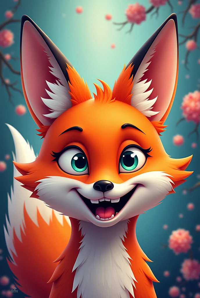 Fox face atitude mood cartoon psy