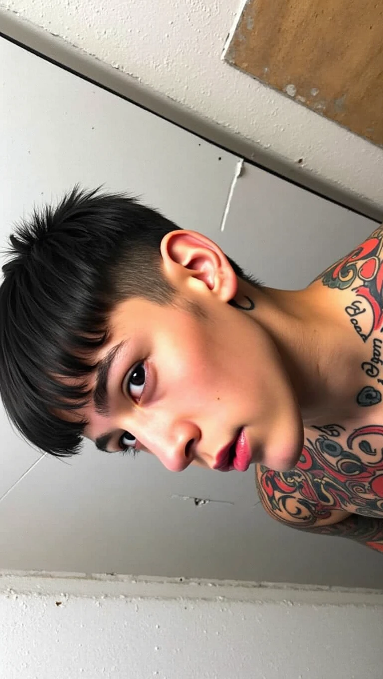 trap with tattoos and street