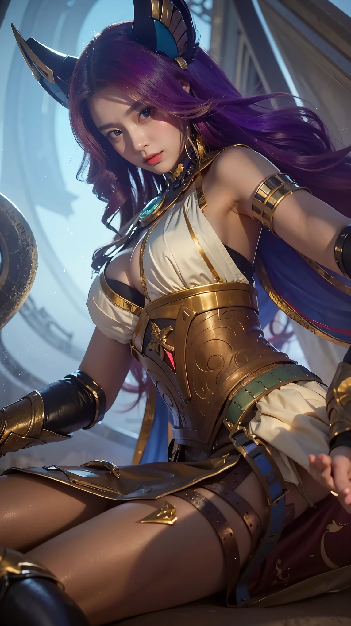 a close up of a girl , detailed strands of hair , big booobs , shadowbringers cinematic, 4 k detail fantasy, a beautiful fantasy empress, game cg, xianxia fantasy, xianxia hero, 2. 5 d cgi anime fantasy artwork, cinematic goddess close shot, ruan jia and artgerm, wow 4 k detail fantasy, hyper-detailed fantasy character, high definition, hyper- detailed,perfect, fantastic, detailed facial and body skin texture, detailed vagina (pussy), detailed eyes . ultra realistic, ultra detailed