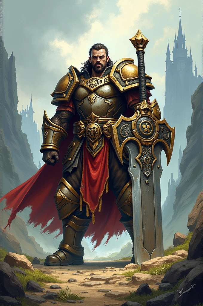 World of warcraft warrior sketch