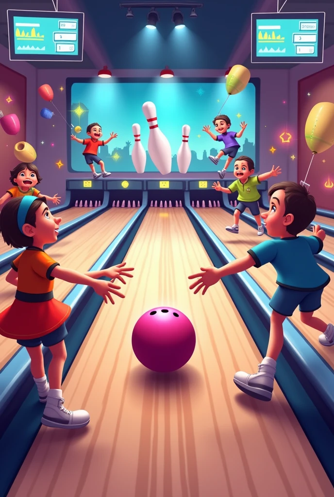 Bowling illustration web app