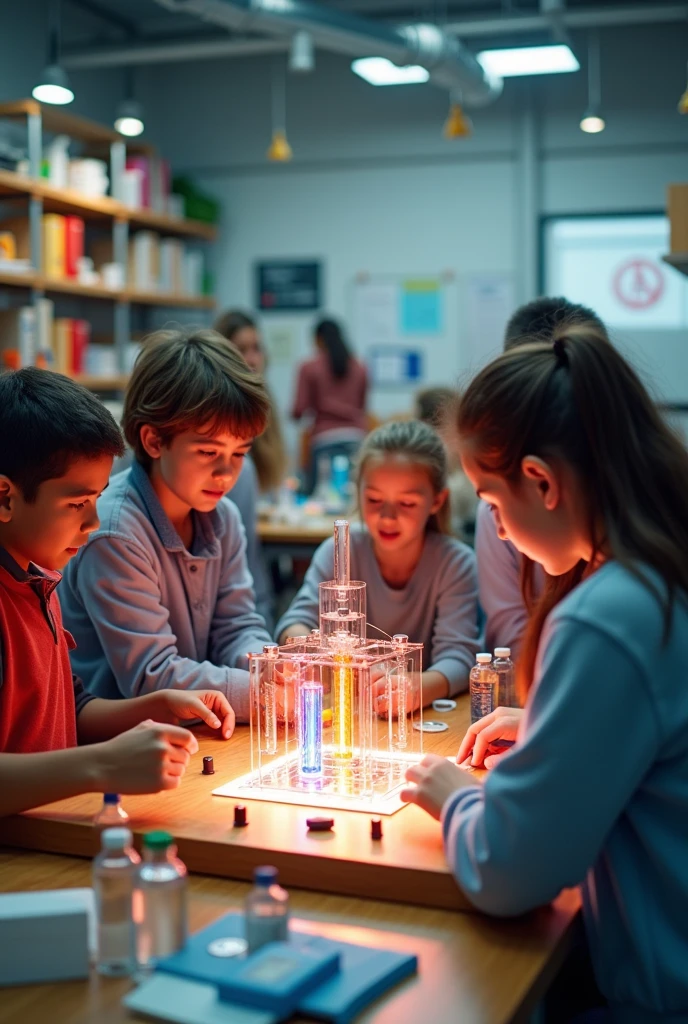 make a picture, doing a physics project about an experiment that students can play with 
