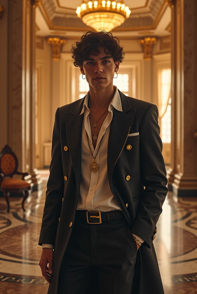 A millionaire teenager lived in a grand mansion with fancy cars and luxurious vacations