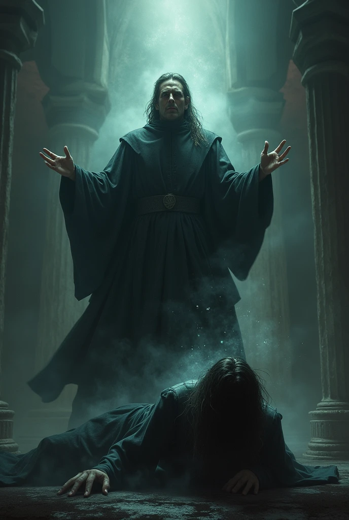Pastor casting out demons