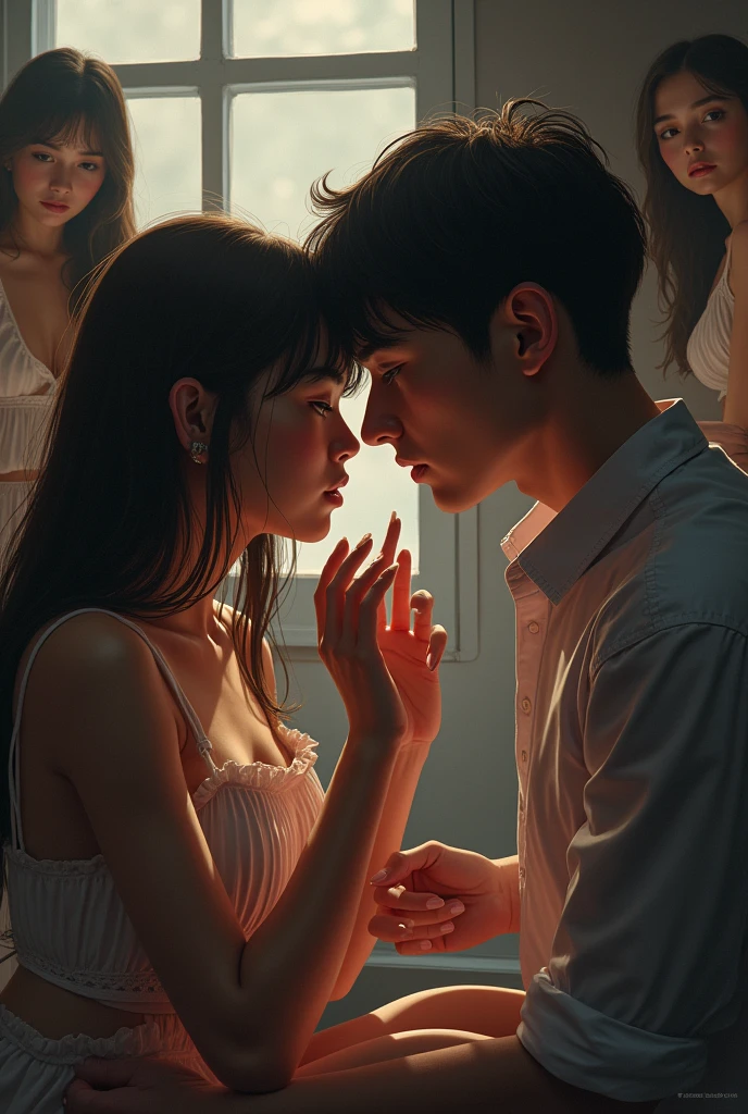 High school girl, smell fetish, multiple people, masochistic man