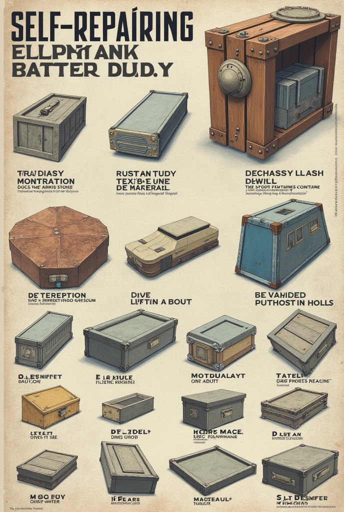 Self-repairing materials poster 