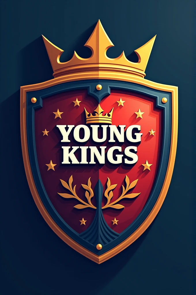 Holaaa
I need a shield for a micro soccer team, The team is called Young King's and give me different colors on the shield and varieties of shields.

Give me several options. 